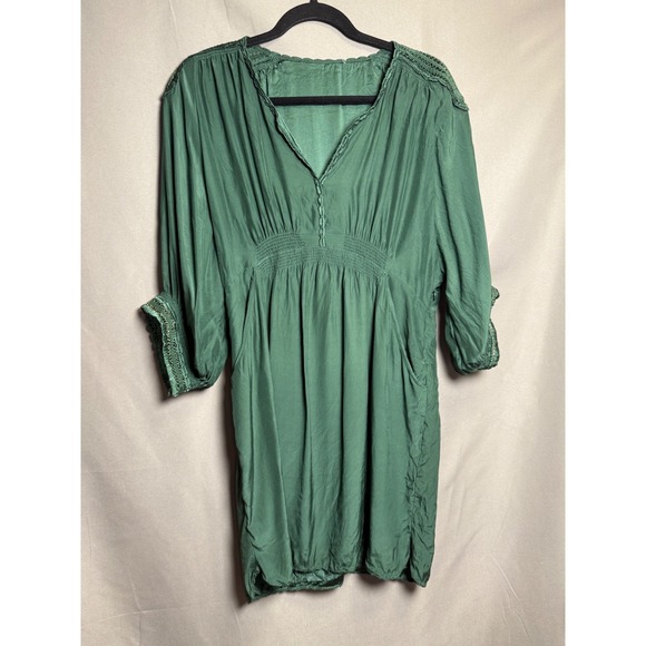 green emerald velvet dress Isabel Marant Étoile // Green & Multi Floral Ruched Dress – VSP Consignment